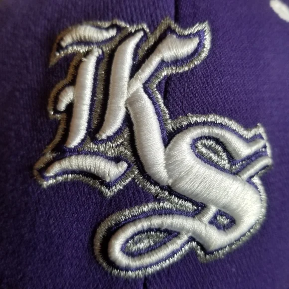Kansas State Wildcats One Fit Purple Baseball Hat by Top of the World - Picture 4 of 10
